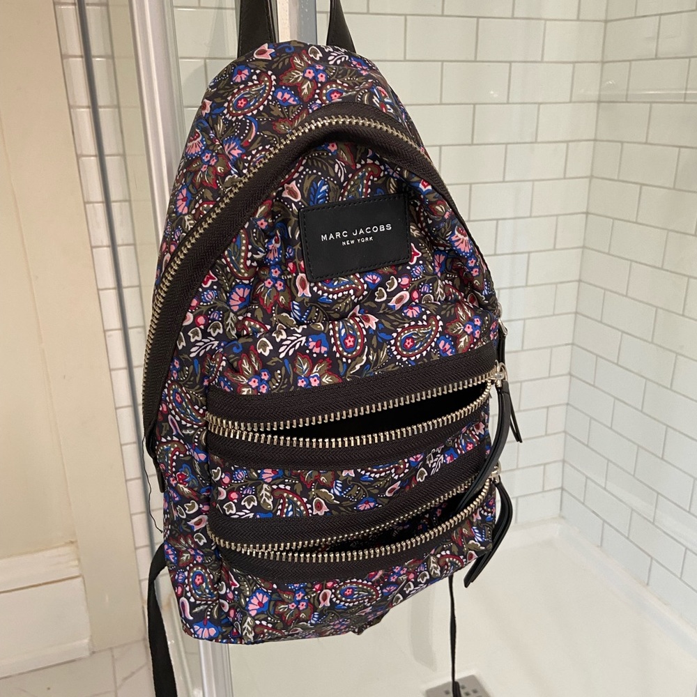 Marc Jacobs Nylon Floral Paisley Mini Backpack